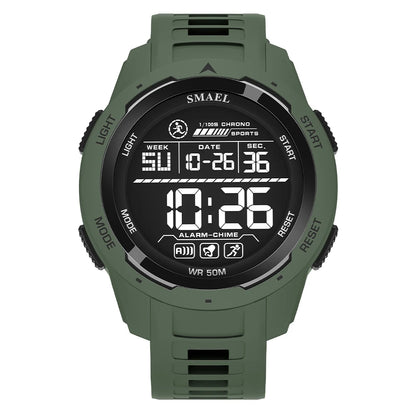 8105 Digital Watches Sports LED Wristwatches Men'S 50M Waterproof Watch Digital Light Stopwatch Watch for Men