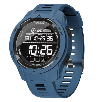 8105 Digital Watches Sports LED Wristwatches Men'S 50M Waterproof Watch Digital Light Stopwatch Watch for Men