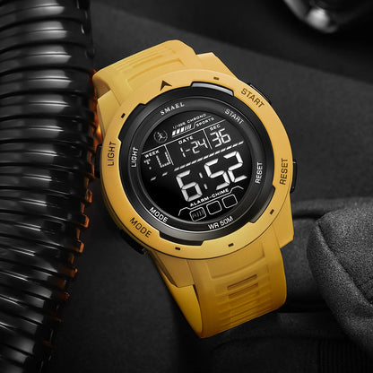 8105 Digital Watches Sports LED Wristwatches Men'S 50M Waterproof Watch Digital Light Stopwatch Watch for Men