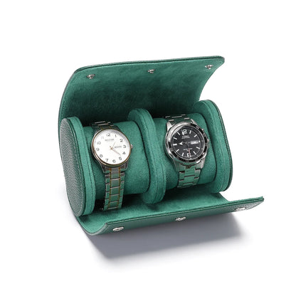 Coffret montre en cuir véritable, écrin à compartiments matelassés