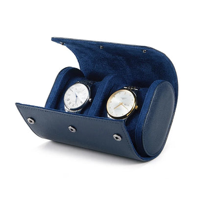 Coffret montre en cuir véritable, écrin à compartiments matelassés