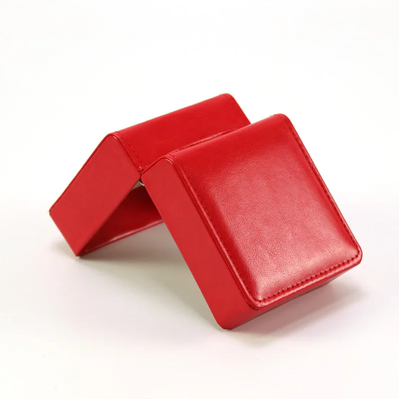 Écrin montre solo en cuir PU avec coussin, coffret cadeau