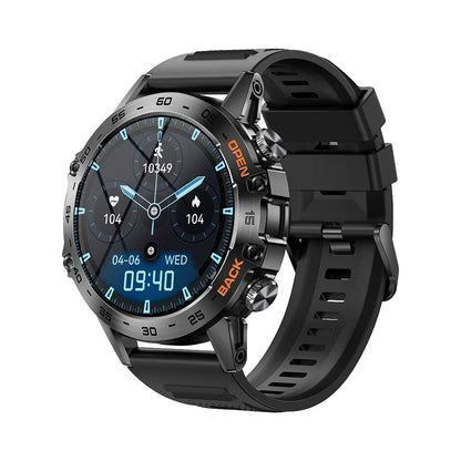 Steel 1.39 Inch Men Luxury Smart Watch Bluetooth Call Sport Fitness Tracker Health Monitor Smartwatch for Male MD52