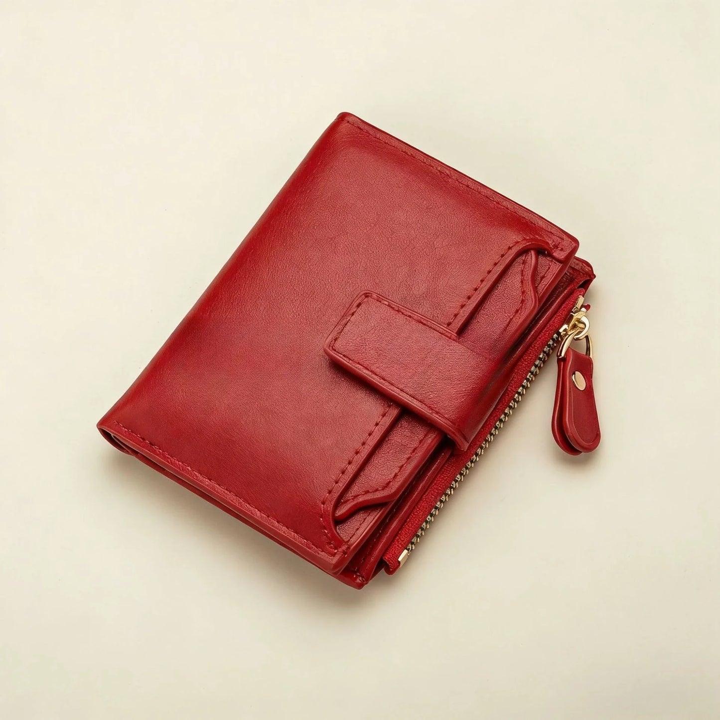 Card Holder Money Bag Wallet Male Men'S Coin Purse Wallet RFID Anti-Theft Man Leather Wallet Zipper Business