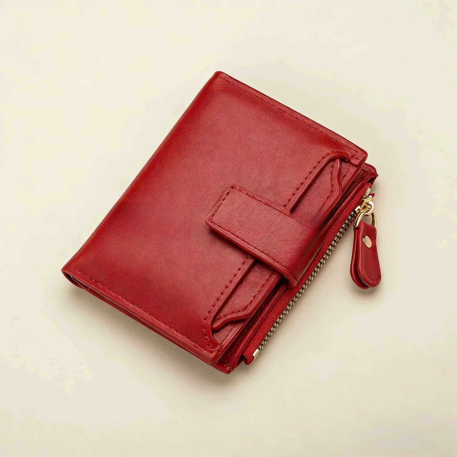 Card Holder Money Bag Wallet Male Men'S Coin Purse Wallet RFID Anti-Theft Man Leather Wallet Zipper Business